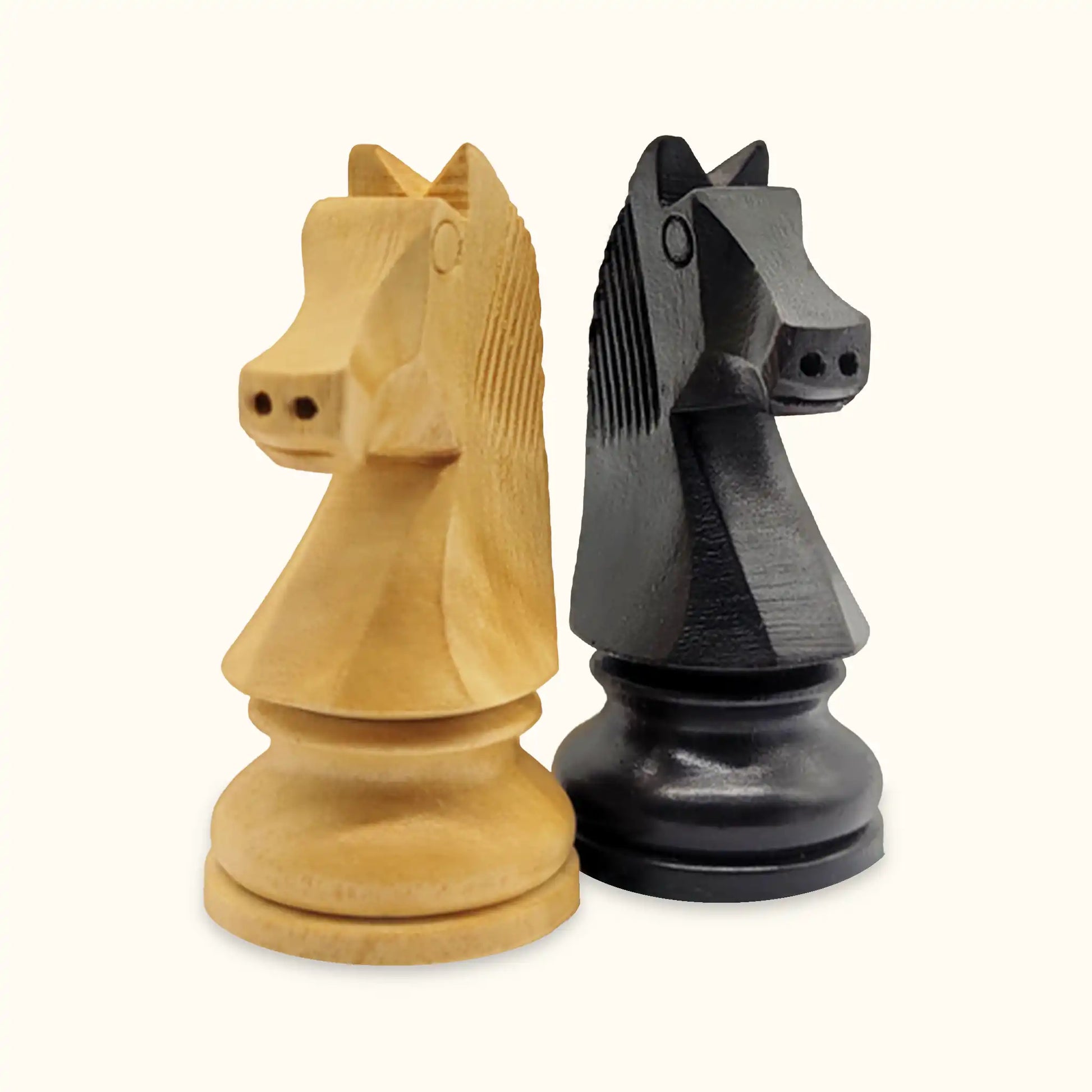 knight chess piece front view